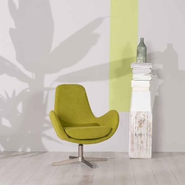 Hoge design Olga draaifauteuil van Stones