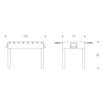 Fido table football table by Fas Pendezza the table football table | kasa-store