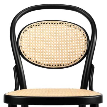 Lot de 2 chaises Ton modèle 20 recouvertes de paille de Vienne | kasa-store