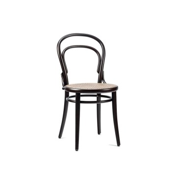 Juego Ton 14 2 sillas con asiento acolchado o paja de Viena | kasa-store