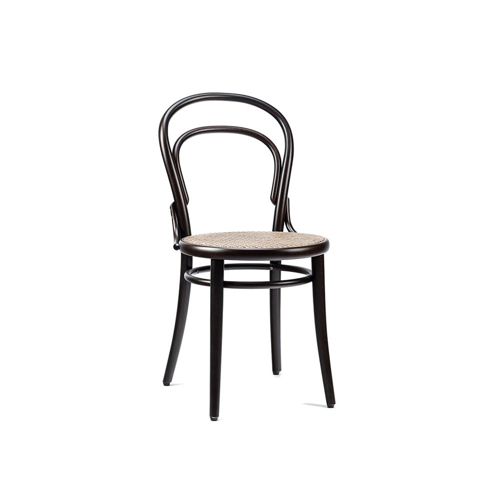 Ton set of 2 chairs model 14 covered in Vienna straw | kasa-store