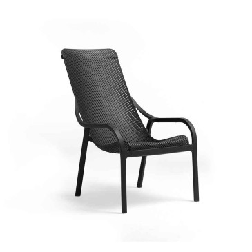 Nardi Net Lounge stackable chair in polypropylene available in various finishes