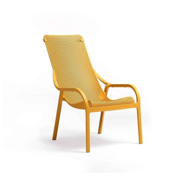 Nardi Net Lounge stackable chair in polypropylene available in various finishes