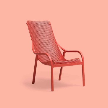 Nardi Net Lounge stackable chair in polypropylene available in various finishes