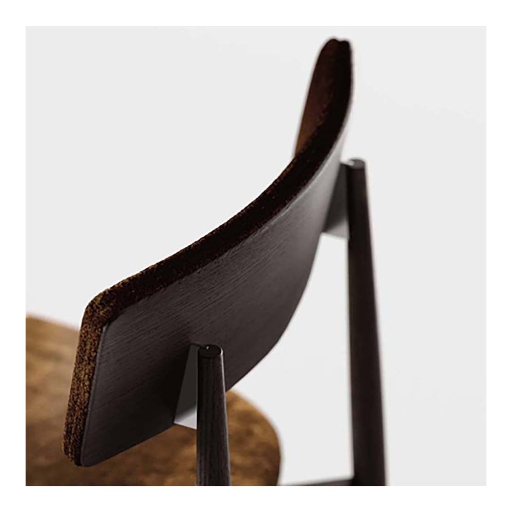 Tonelli Design AW_Chair chaise en bois et tissu | kasa-store