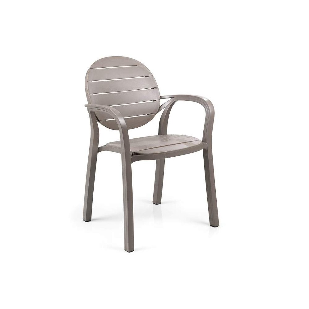 Nardi Palma stackable garden chair with armrests | kasa-store