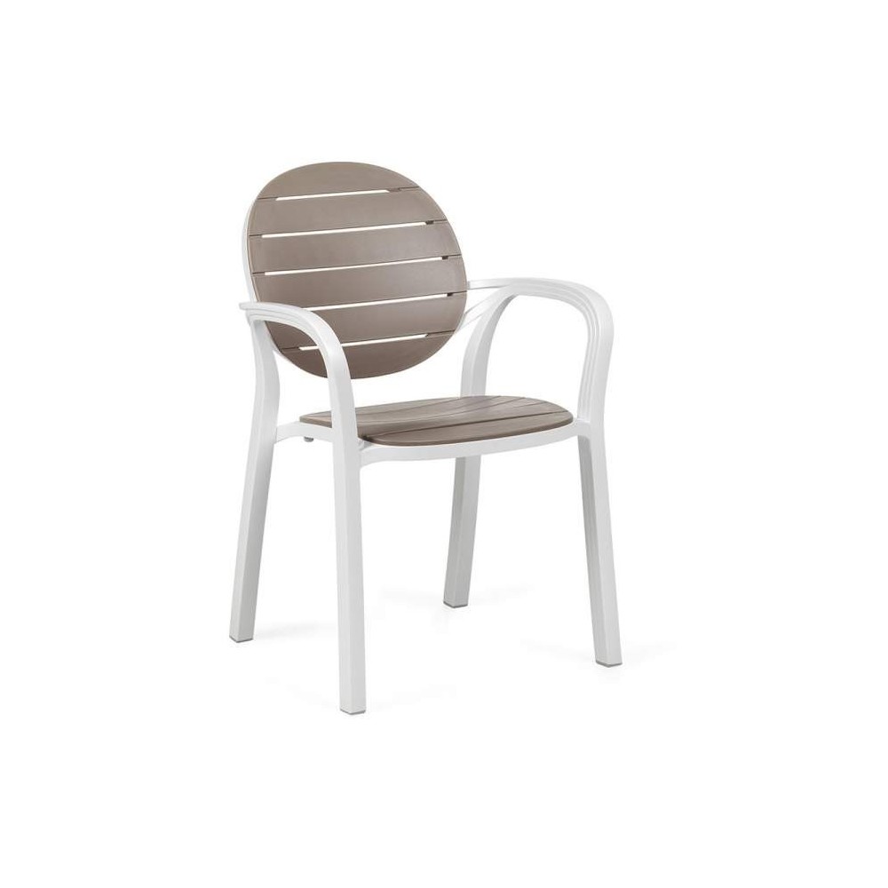 Nardi Palma chaise de jardin empilable avec accoudoirs | kasa-store