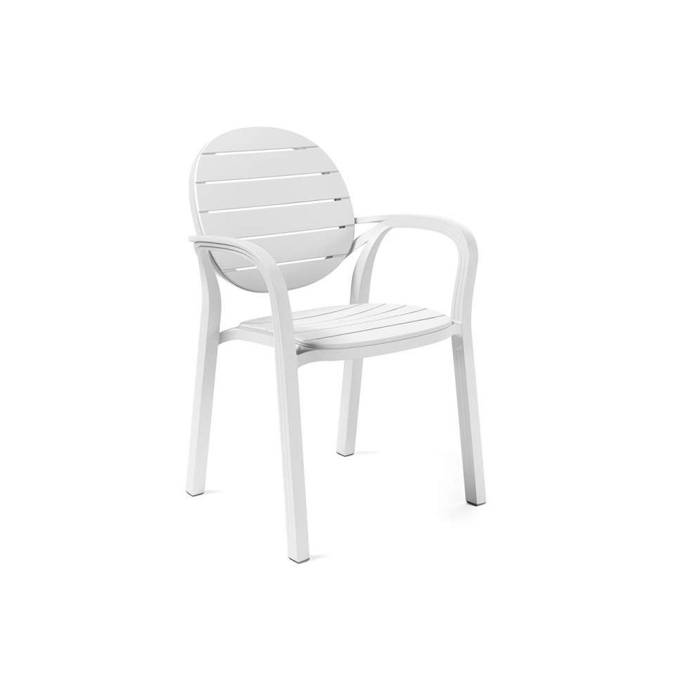 Nardi Palma chaise de jardin empilable avec accoudoirs | kasa-store