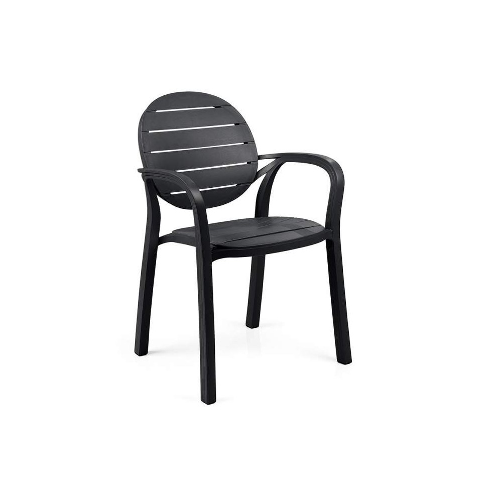 Nardi Palma chaise de jardin empilable avec accoudoirs | kasa-store