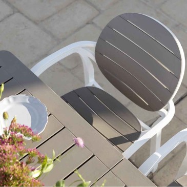 Nardi Palma silla de jardín apilable con brazos | kasa-store