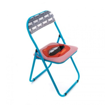 seletti folding chair mouth chair