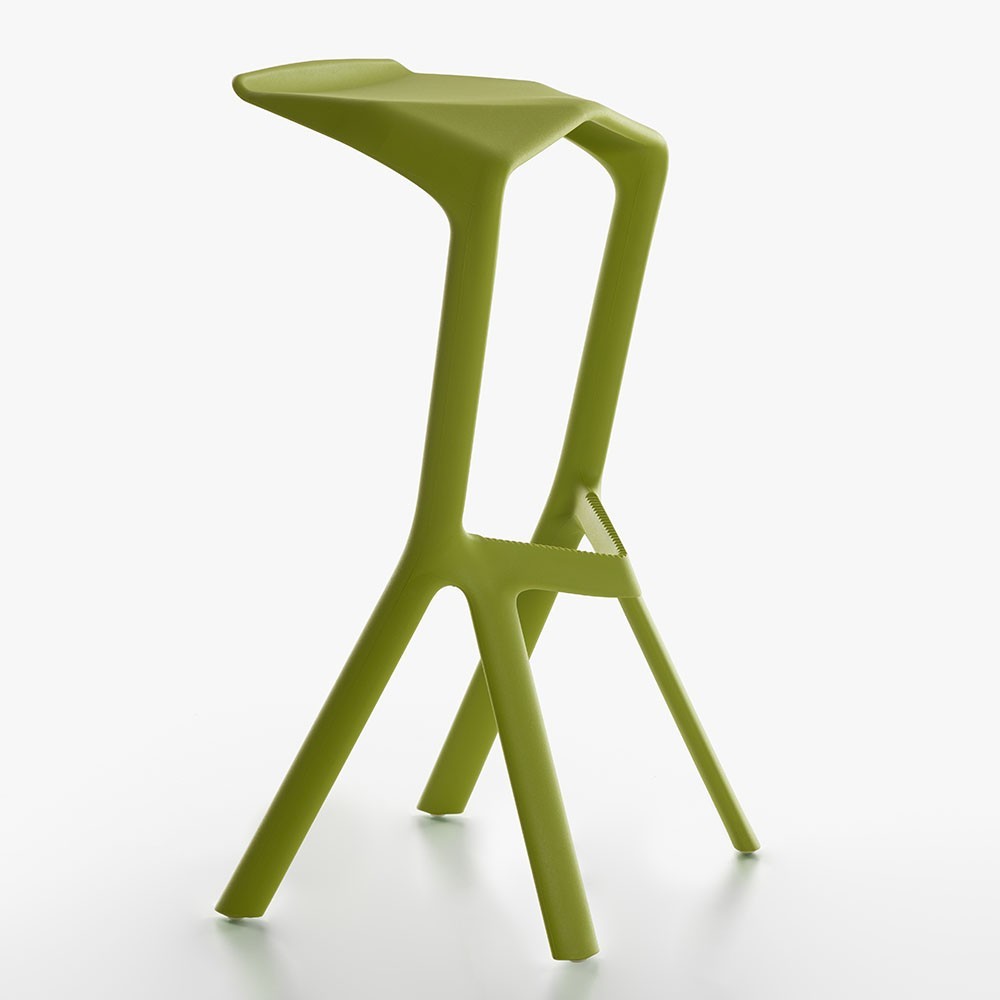 Plank miura green stool