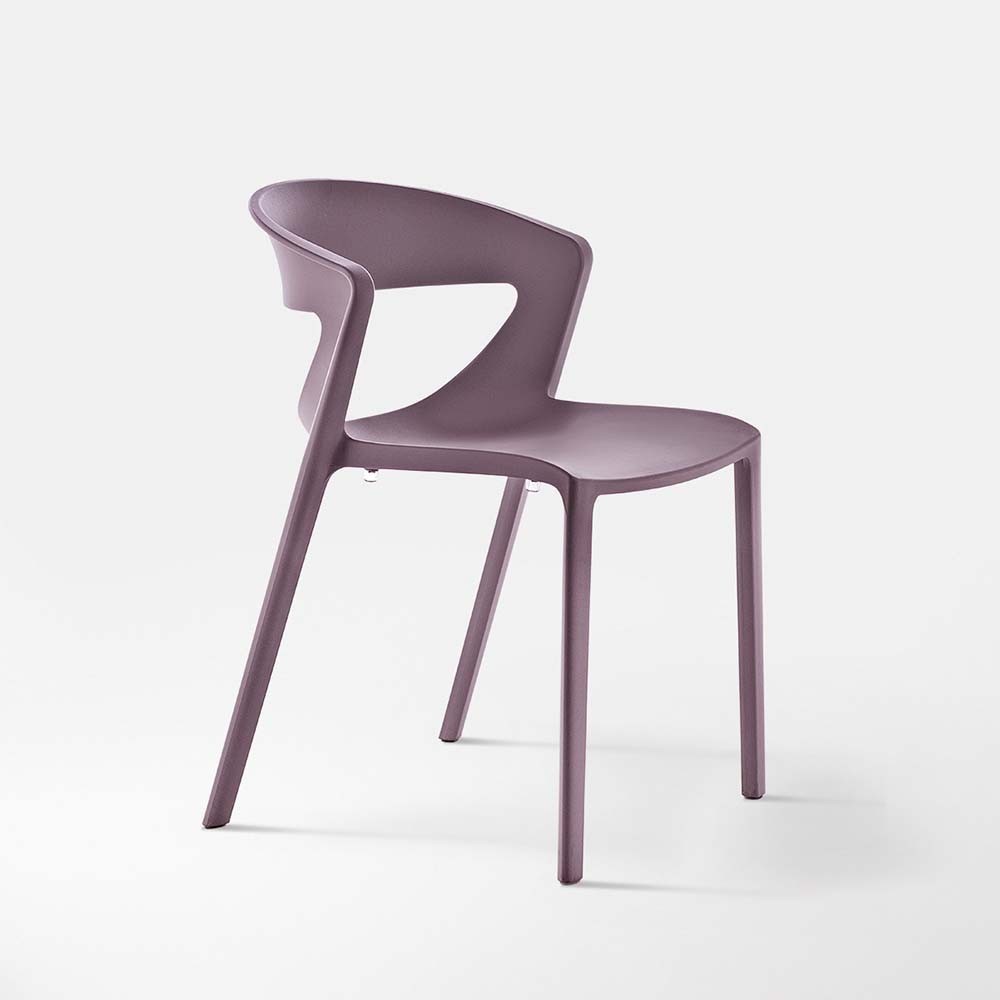 Kastel Kikka een set van 4 polypropyleen stoelen | kasa-store