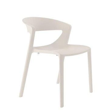 Kastel Kikka een set van 4 polypropyleen stoelen | kasa-store