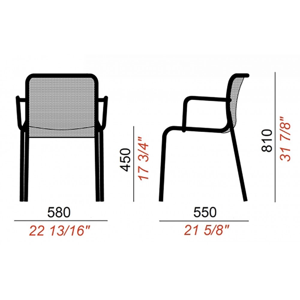 Colos Momo Net 1 and 2 outdoor chairs | kasa-store