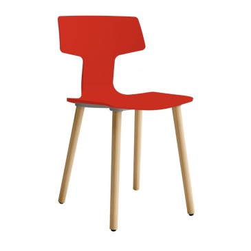 colos split red chair