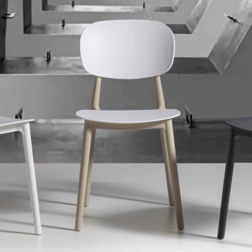 The Seggiola modern chair Fly available in two finishes | kasa-store