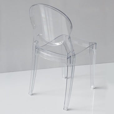 The Ink Chair polycarbonate chair with or without armrests