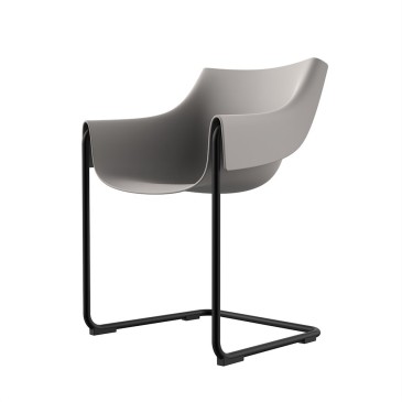 Vondom Manta cantilever chair ecru