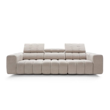 Four seater sofa with reclining backrest | kasa-store