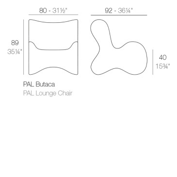 Pal by Vindom vanjska i unutarnja fotelja | kasa-store