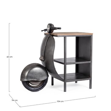 Bizzotto Vespa Konsolen-Barschrank mit Vintage-Geschmack | kasa-store