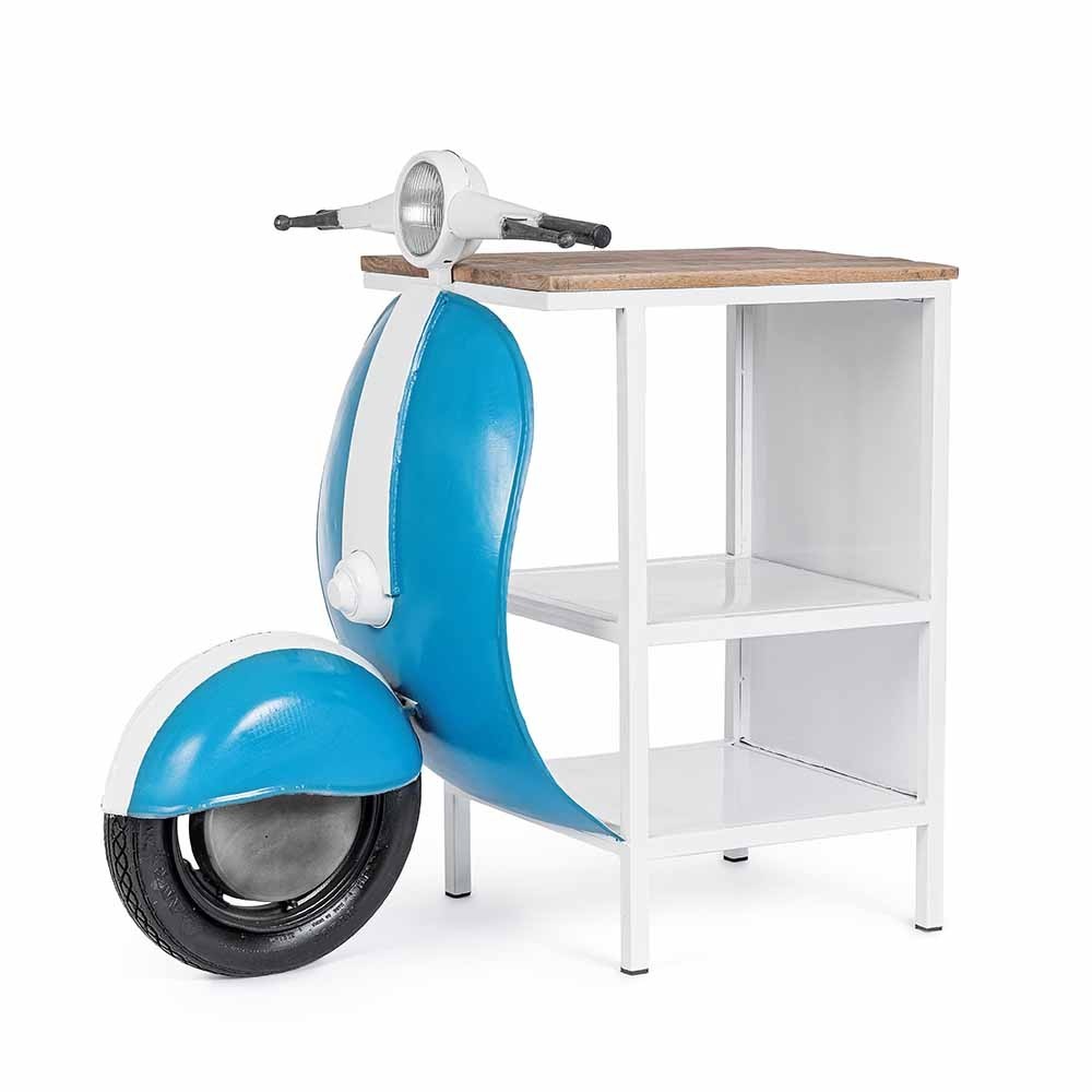 Bizzotto vespa console bar blue