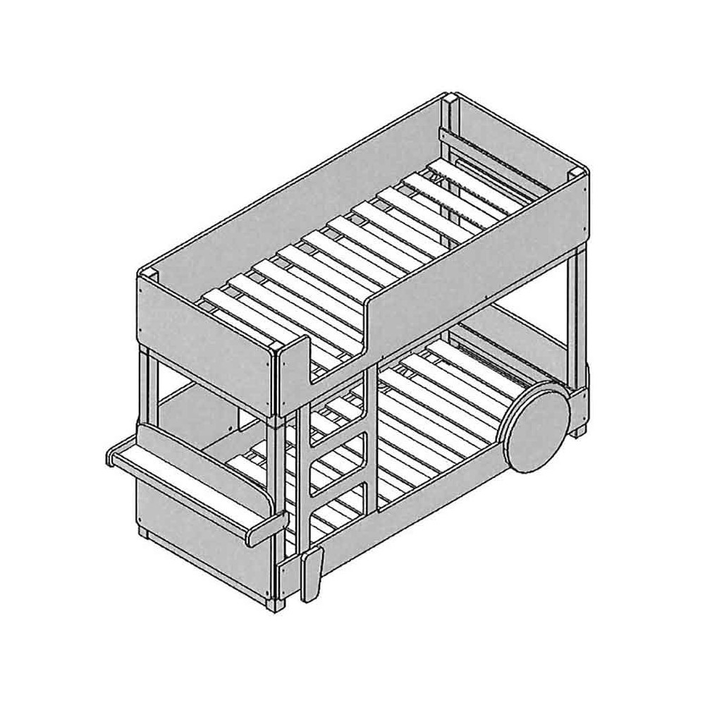 Discovery Bunk krevet na kat od Mathy by bols | kasa-store