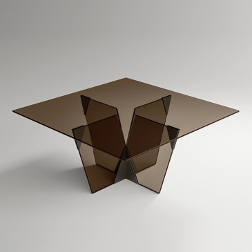 Table en verre Tonelli Design Crossover | kasa-store