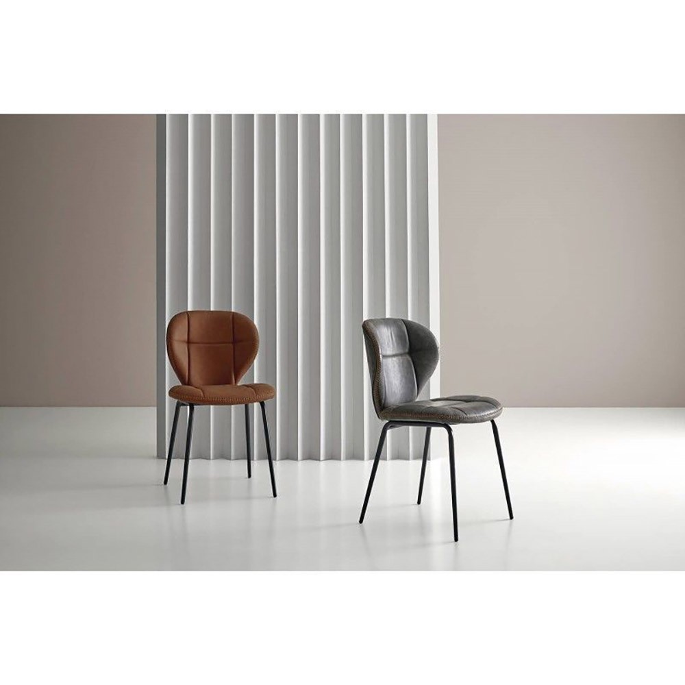 Set van 2 Dafne kunstleren stoelen van Somcasa | Kasa-winkel