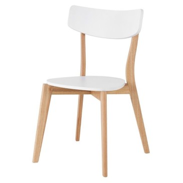 Set of 4 wooden chairs Ava by Somcasa | Kasa-store