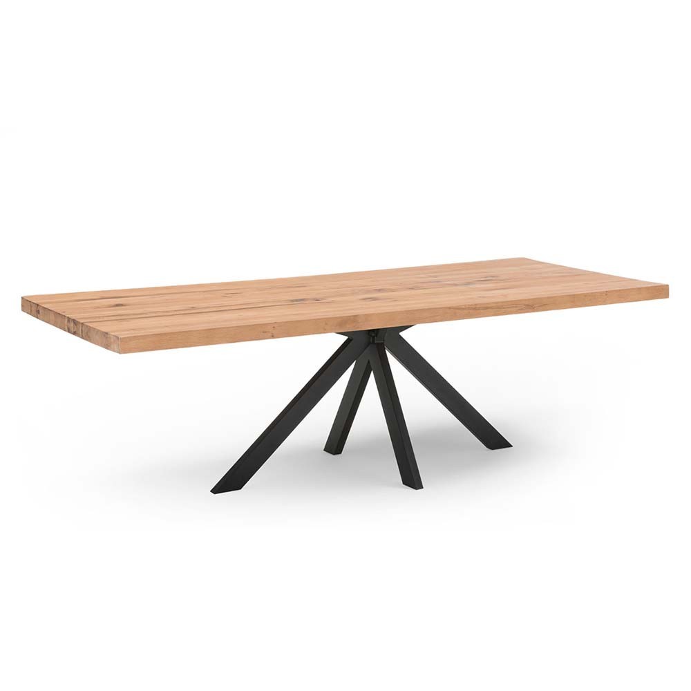 Tavolo Alma con piano in legno di cerro