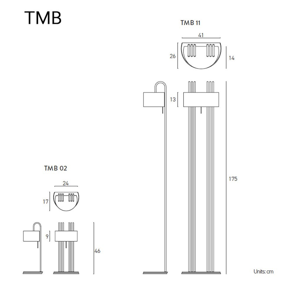 TMB stolna lampa Lumen Center Italia | kasa-store