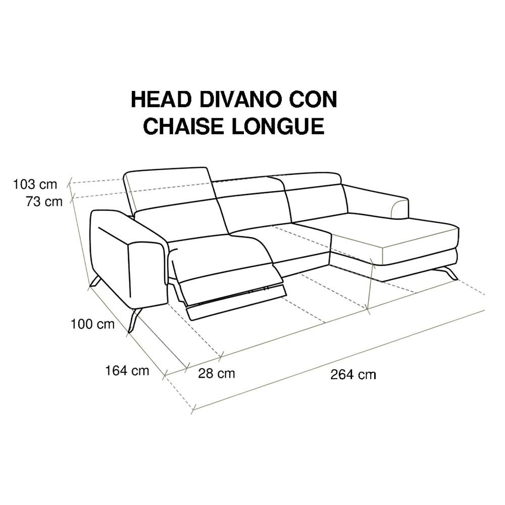 Essofà Uzglavna sofa s ležaljkom | kasa-store