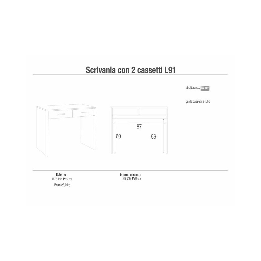 Quadrant model stola tvrtke Sarmog | kasa-store