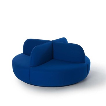 Sancal La Isla plava okrugla sofa