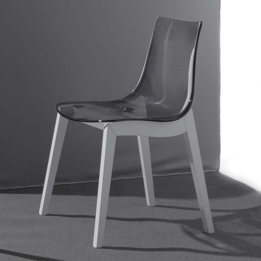 The Orbital Wood Chair with Plexiglass Shell | kasa-store