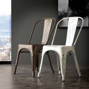 La Seggiola Route 66 metalen stoelen | kasa-store