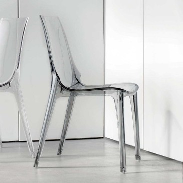 The Valery Chair transparent polycarbonate chair