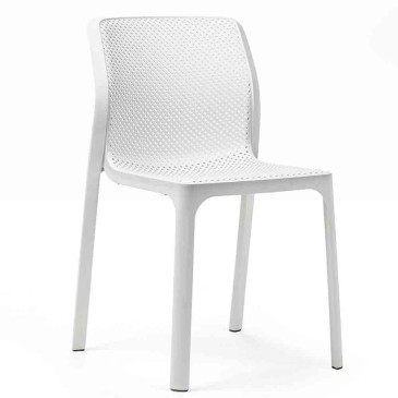 silla nardi bit blanca