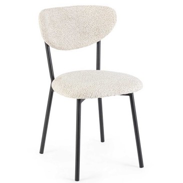 Ludmilla Upholstered Chair by Bizzotto | Kasa-store