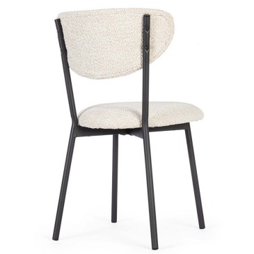 Ludmilla Upholstered Chair by Bizzotto | Kasa-store