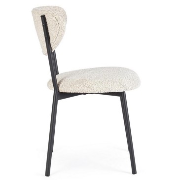 Ludmilla Upholstered Chair by Bizzotto | Kasa-store