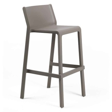 Nardi Trill monobloc stools in polypropylene for outdoor use