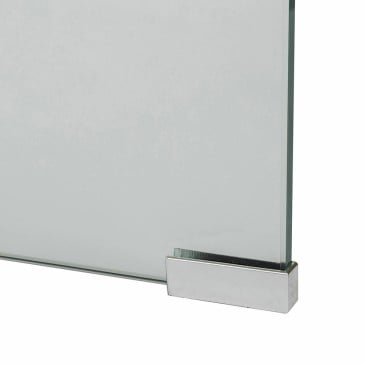 Designer glass console suitable for modern entrances