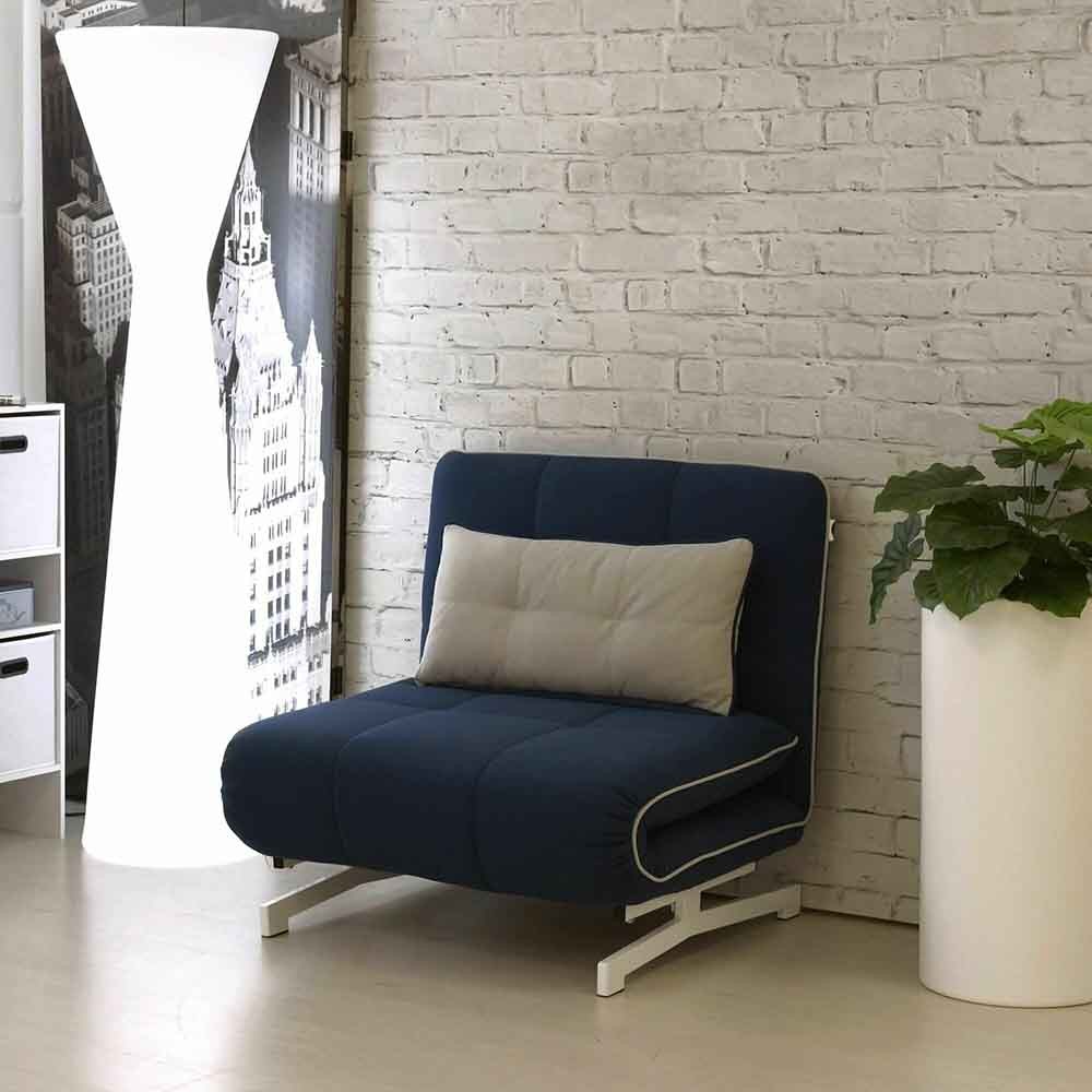 Roger armchair bed for the relaxation corner