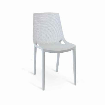 Lot de 4 chaises Lillas en polypropylène