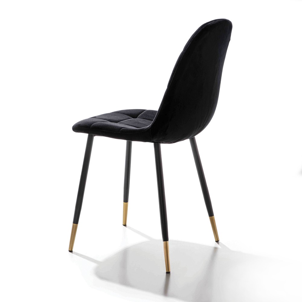 The Cocò Chair padded chair with metal frame