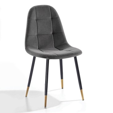 The Cocò Chair padded chair with metal frame