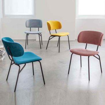 The Juliette Chair painted metal frame stain-resistant coating